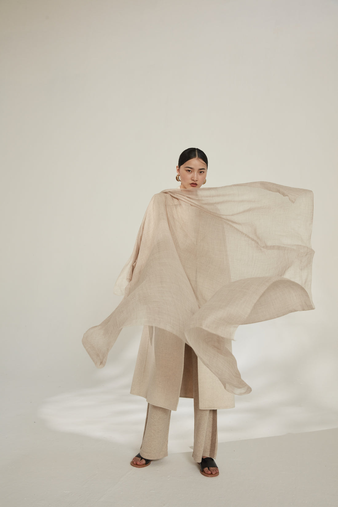 【Wellness】100% baby cashmere scarf/shawl