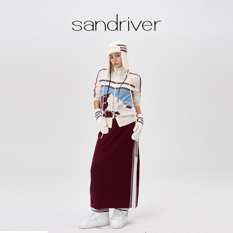[Snow-Mountain Collection] Cashmere Skirt for Women