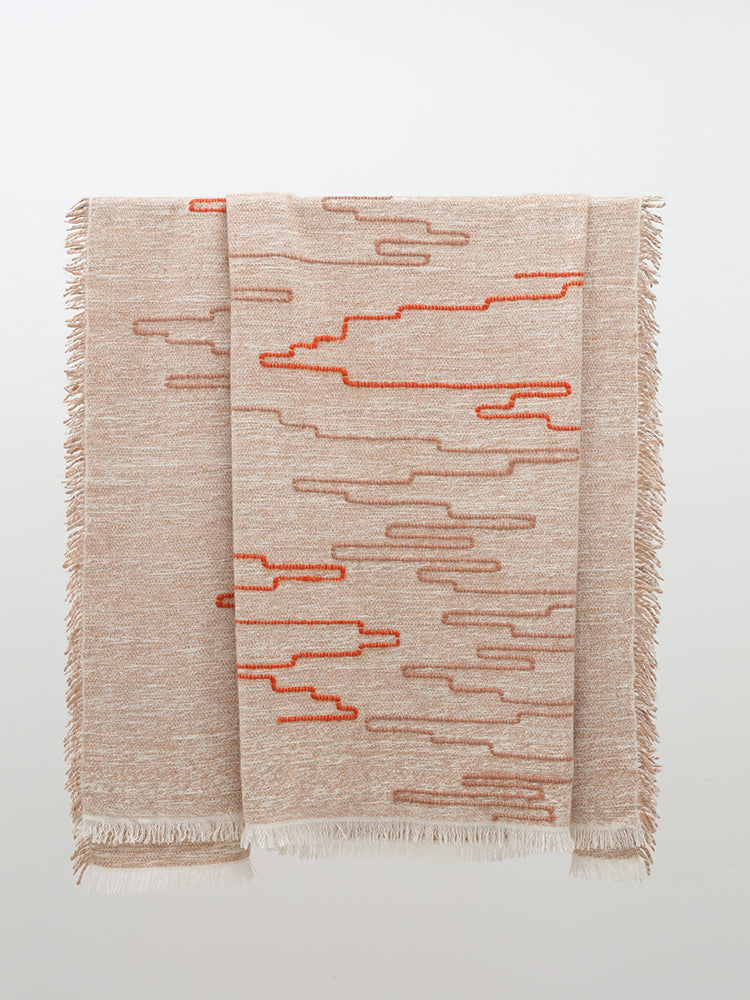Tibetan Handcrafted cashmere throw
