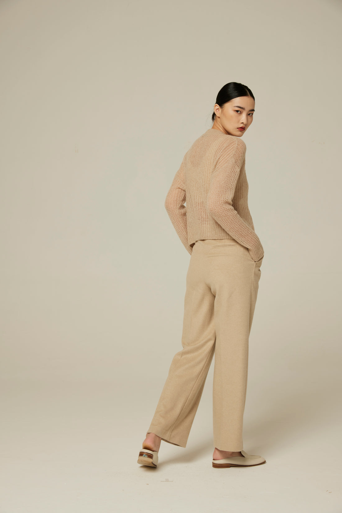 Women's cashmere trousers