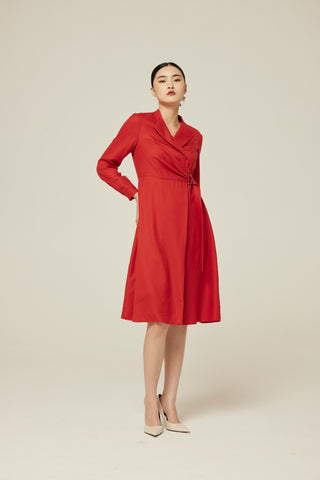 Women's worsted cashmere dress